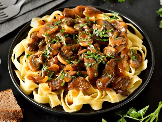 recipe image Houbové ragú s těstovinami
